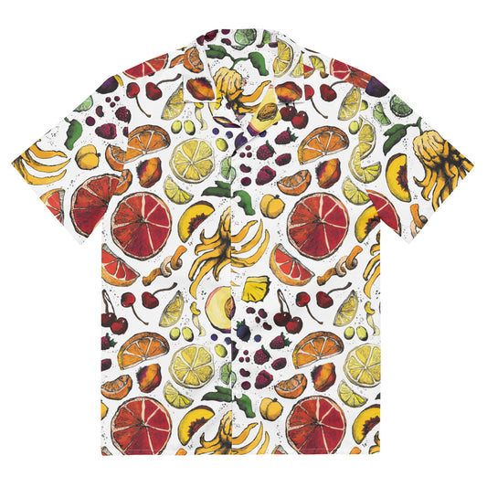 Fruitsplosion unisex button shirt